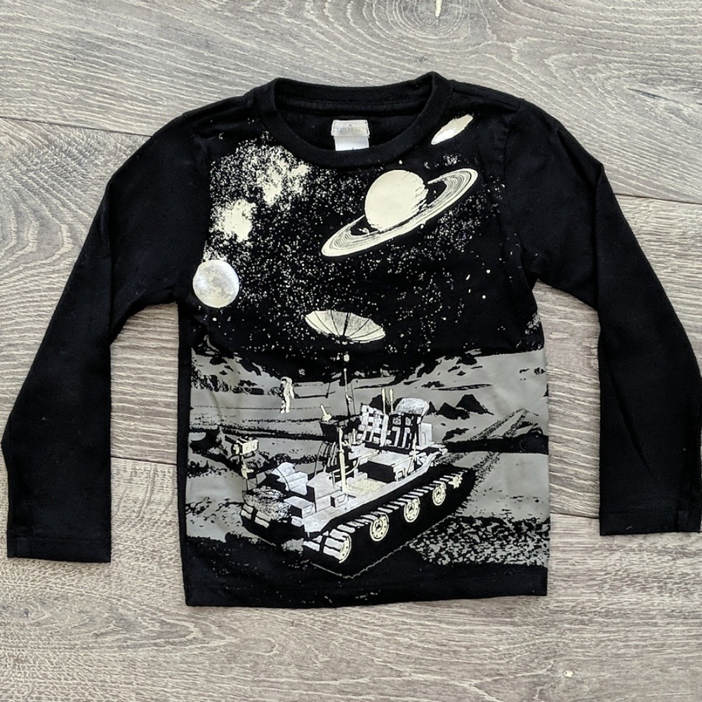 CrewCuts Toddler Space Exploration Long-sleeve Tee